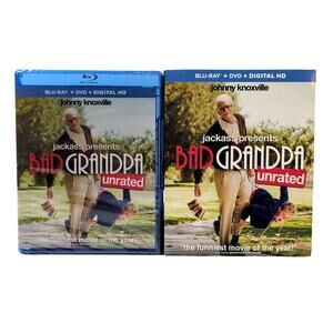 Jackass Presents Bad Grandpa Unrated w/ Slipcover Blu-ray, DVD & Digital NEW